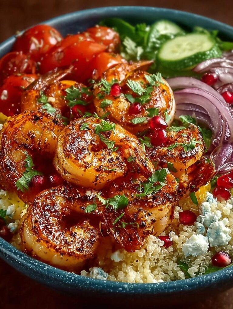Mediterranean Shrimp Bowls
