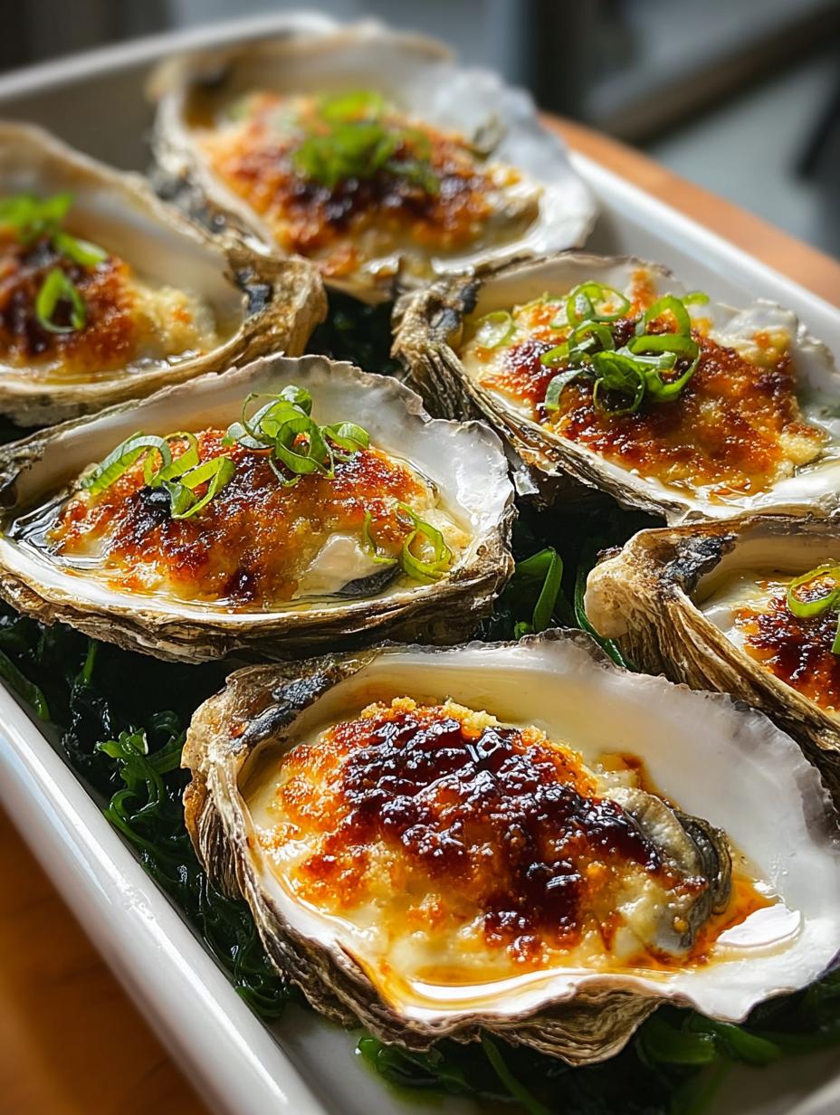 Miso Baked Oysters West