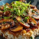 Miso Mushroom Crispy Rice