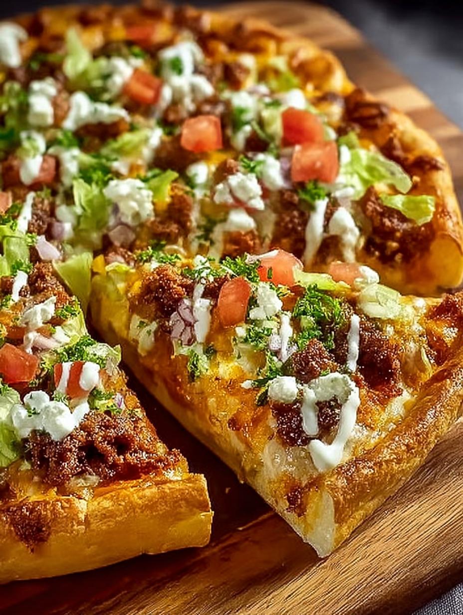 Irresistible Nacho Pizza with Queso topped with fresh ingredients
