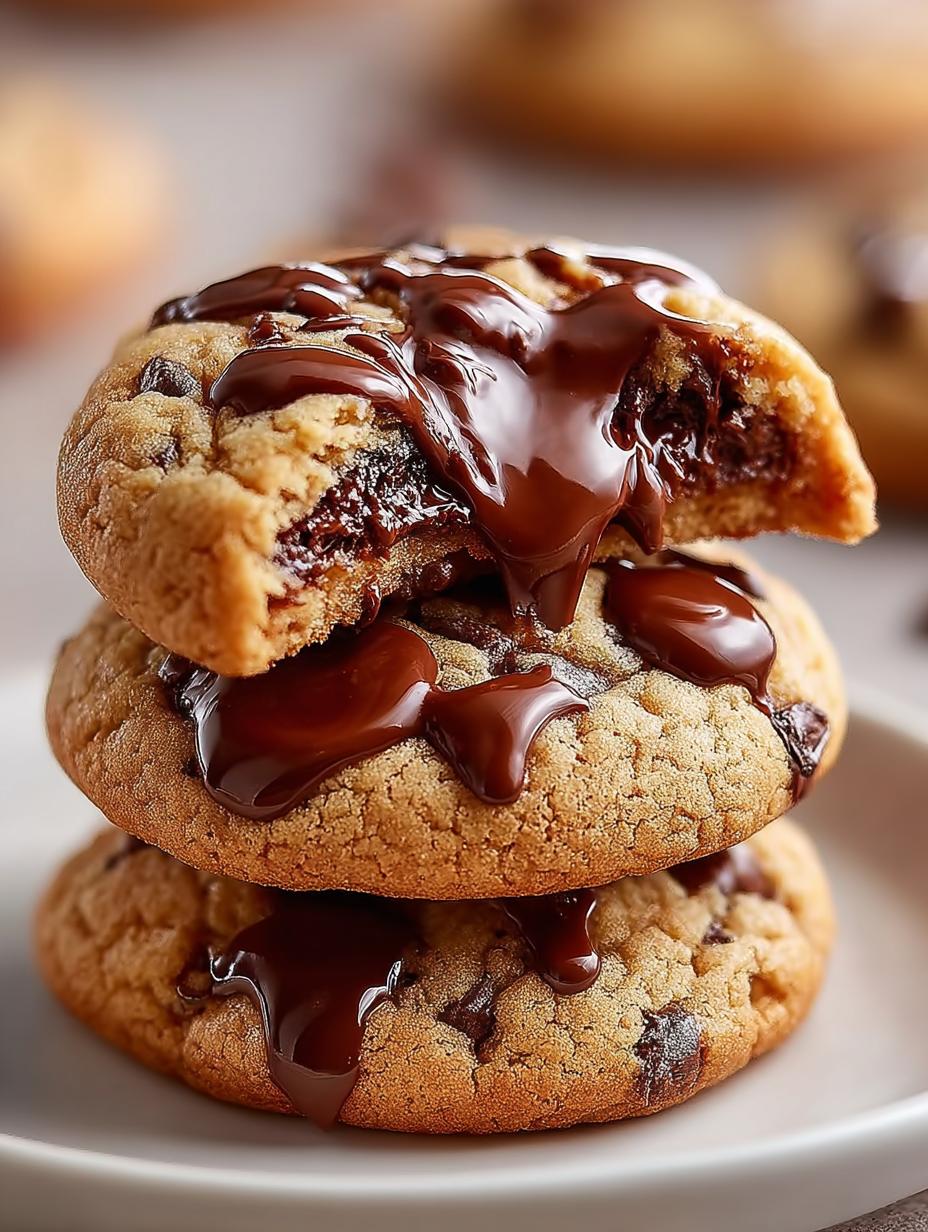 Nutella Stuffed Cookies Decadent