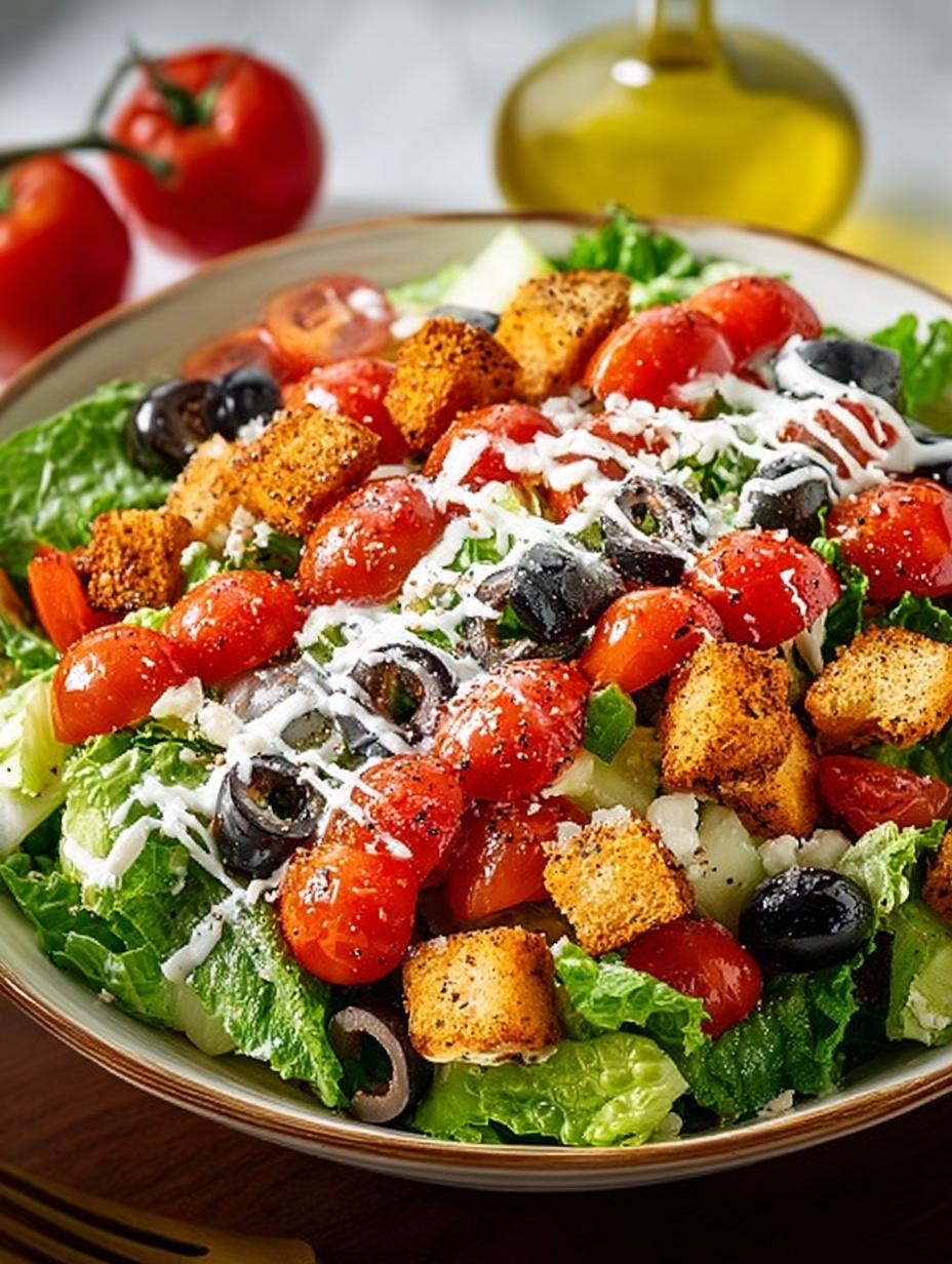 Delicious Olive Garden Salad Recipe You Need to Try - Olive Garden Salad - main visual representation