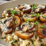 One Pan Creamy Mushroom