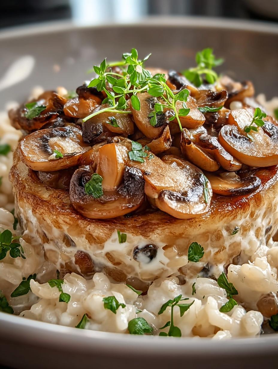 One Pan Creamy Mushroom Rice That Will Delight You - One Pan Creamy Mushroom - additional detail