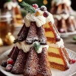 Pandoro Christmas Tree Cake