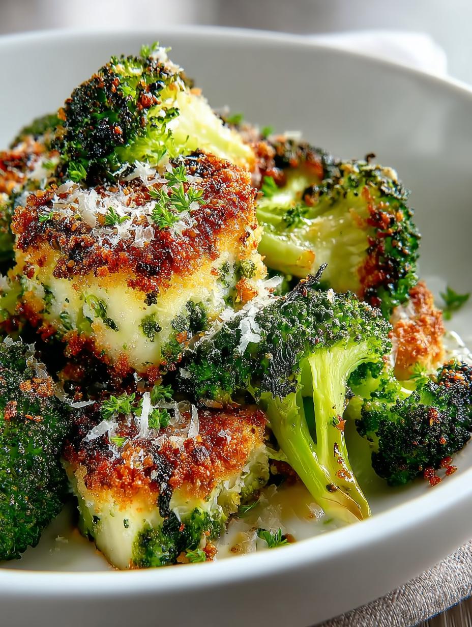 Parmesan Crusted Broccoli