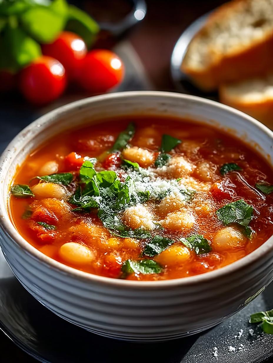 Parmesan Tomato Cannellini Bean Soup: 5 Comforting Benefits - Parmesan Tomato Cannellini Bean - main visual representation