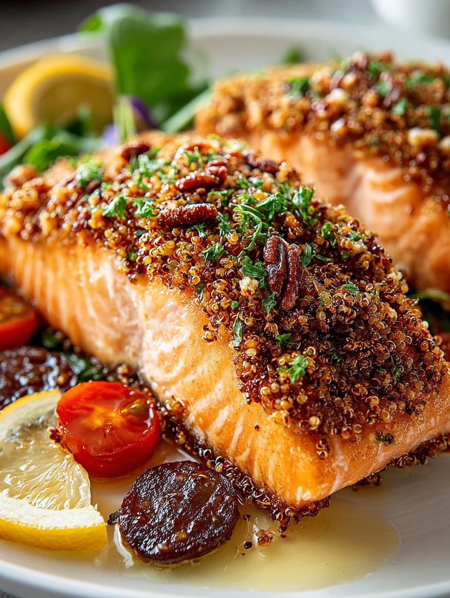 Delicious Pecan Crusted Salmon Recipe for Dinner 4 Delicious Pecan Crusted Salmon Recipe for Dinner - Pecan Crusted Salmon - main visual representation