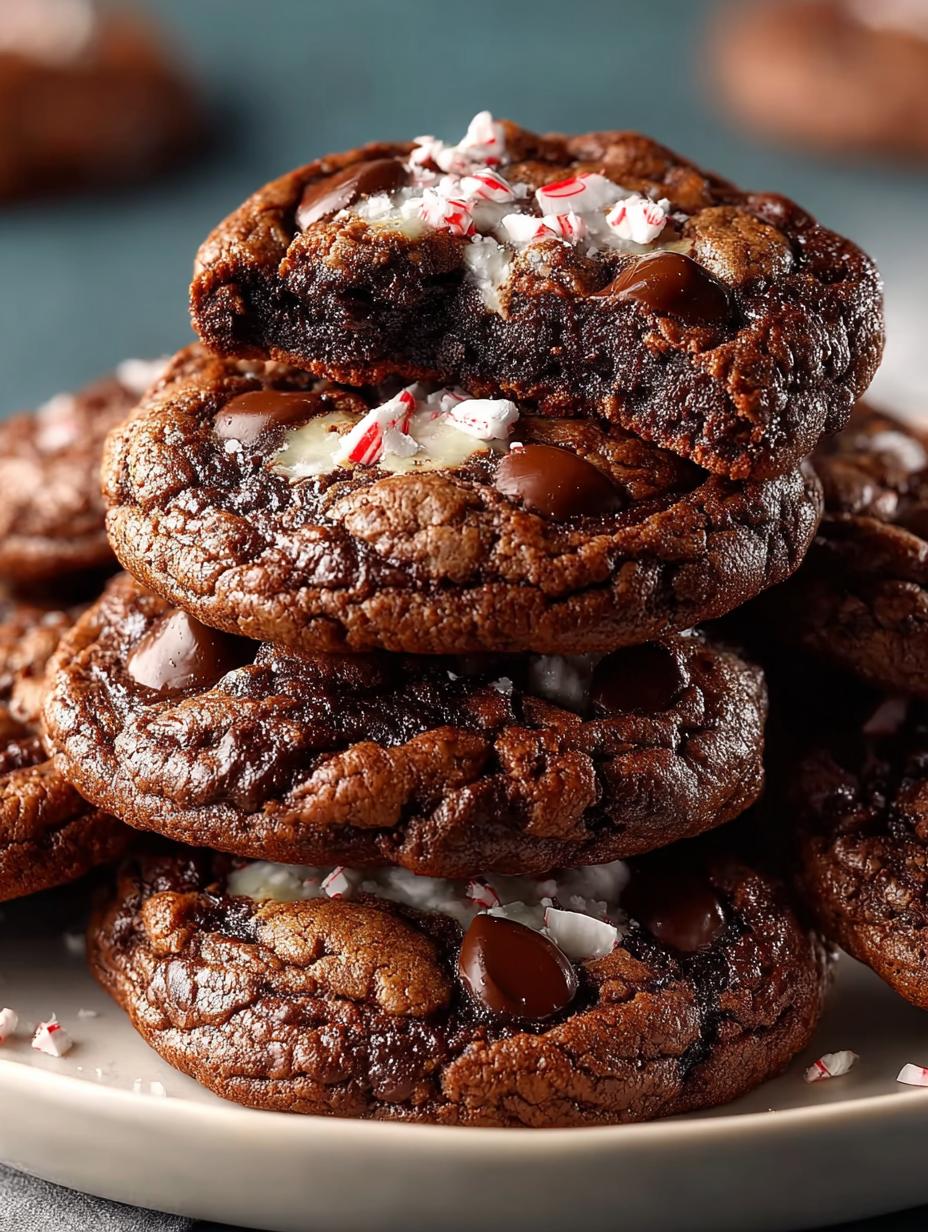 Delicious Peppermint Brownie Cookies For Holiday Treats - Peppermint Brownie Cookies For - main visual representation