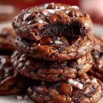 Peppermint Brownie Cookies For