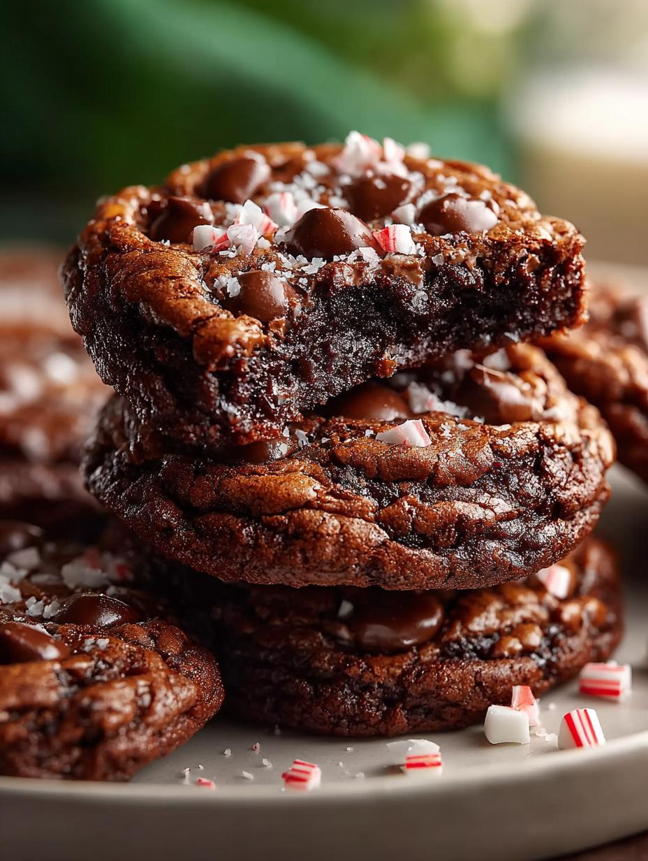 Delicious Peppermint Brownie Cookies For Holiday Treats - Peppermint Brownie Cookies For - additional detail