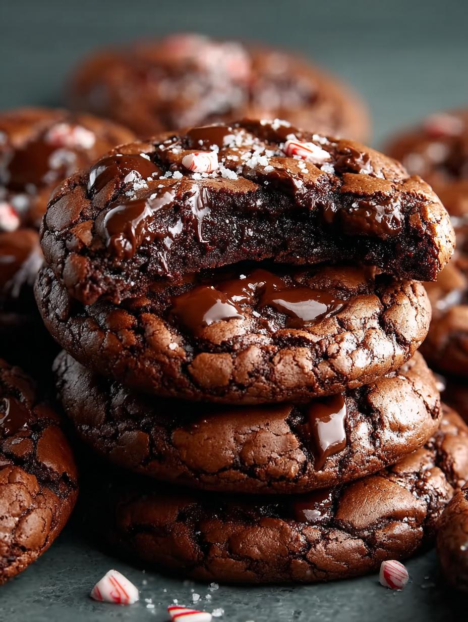 Peppermint Brownie Cookies Fudgy: 24 Magical Bites 5 Peppermint Brownie Cookies Fudgy: 24 Magical Bites - Peppermint Brownie Cookies Fudgy - additional detail