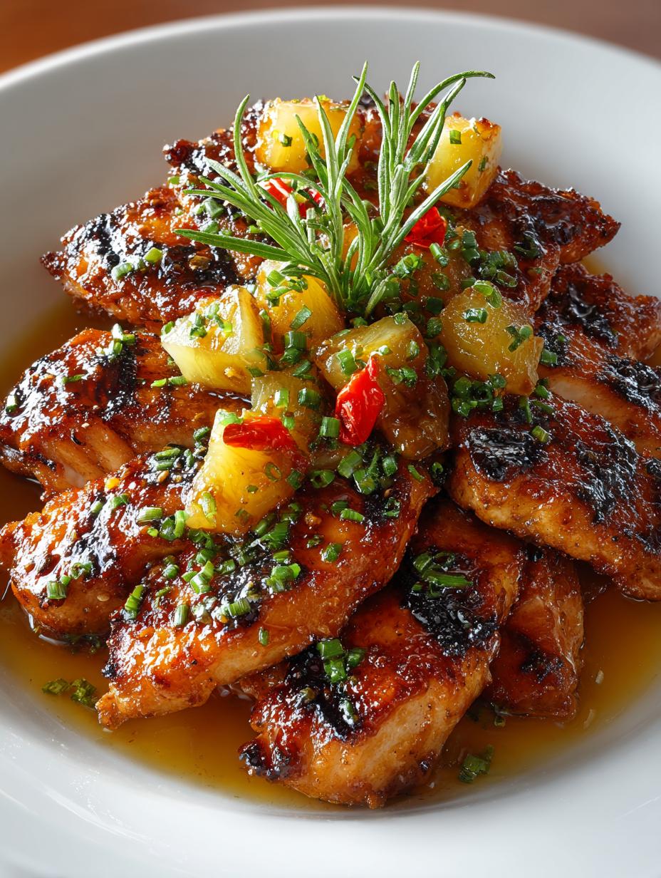 Pineapple Glazed Chicken