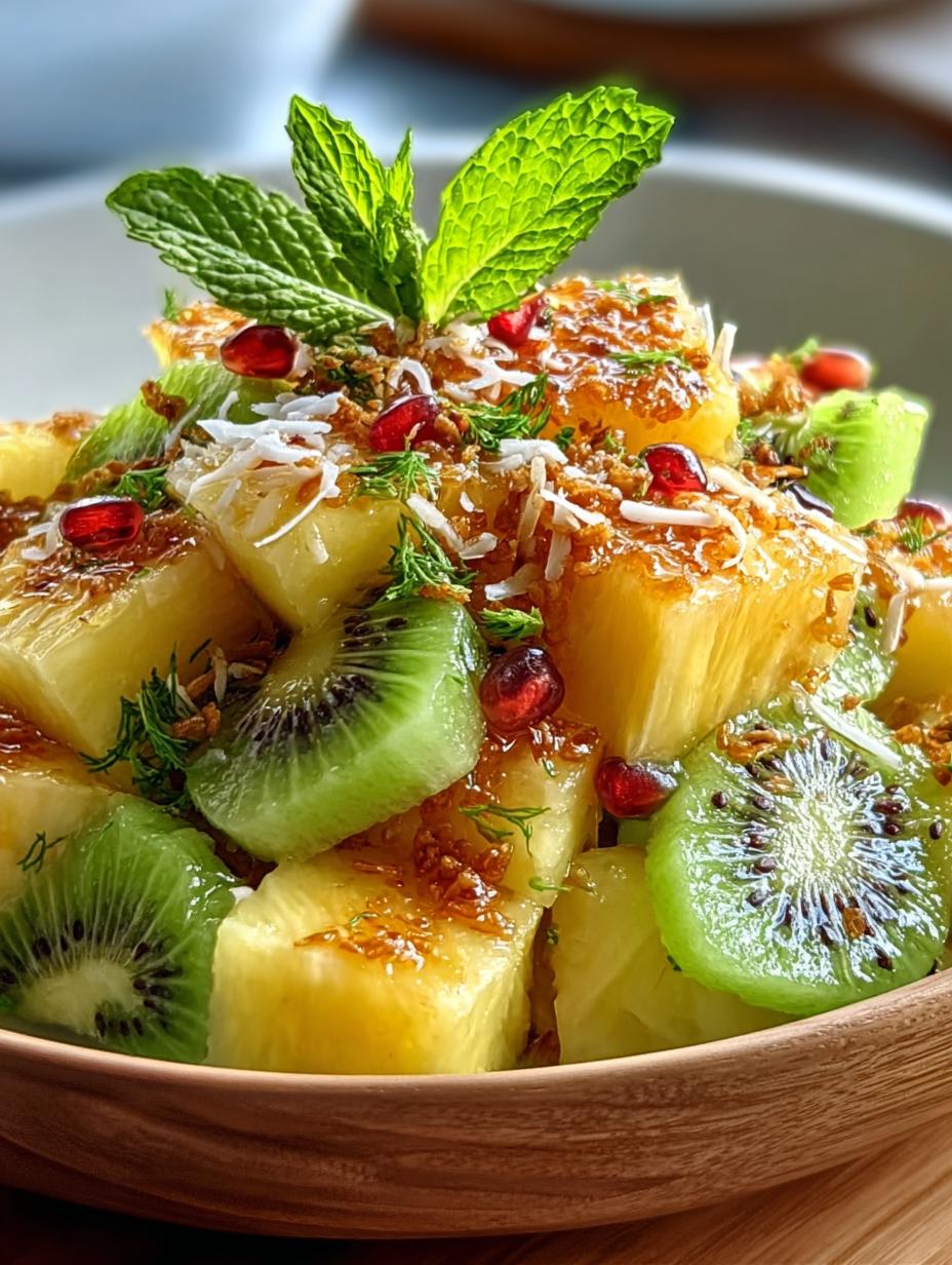 Refreshing Pineapple Kiwi Salad for Summer Bliss 4 Refreshing Pineapple Kiwi Salad for Summer Bliss - Pineapple Kiwi Salad - main visual representation