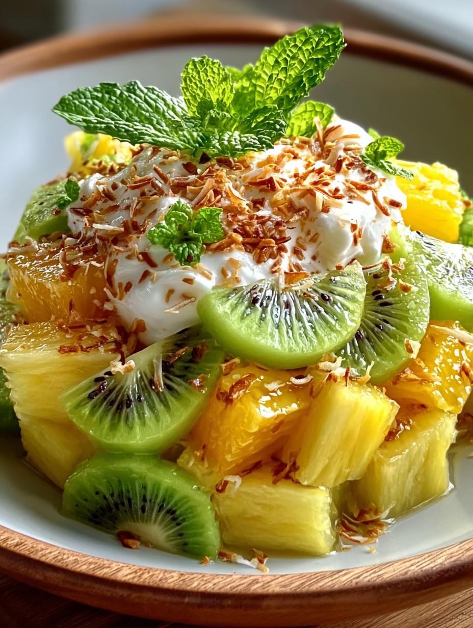 Refreshing Pineapple Kiwi Salad for Summer Bliss 5 Refreshing Pineapple Kiwi Salad for Summer Bliss - Pineapple Kiwi Salad - additional detail