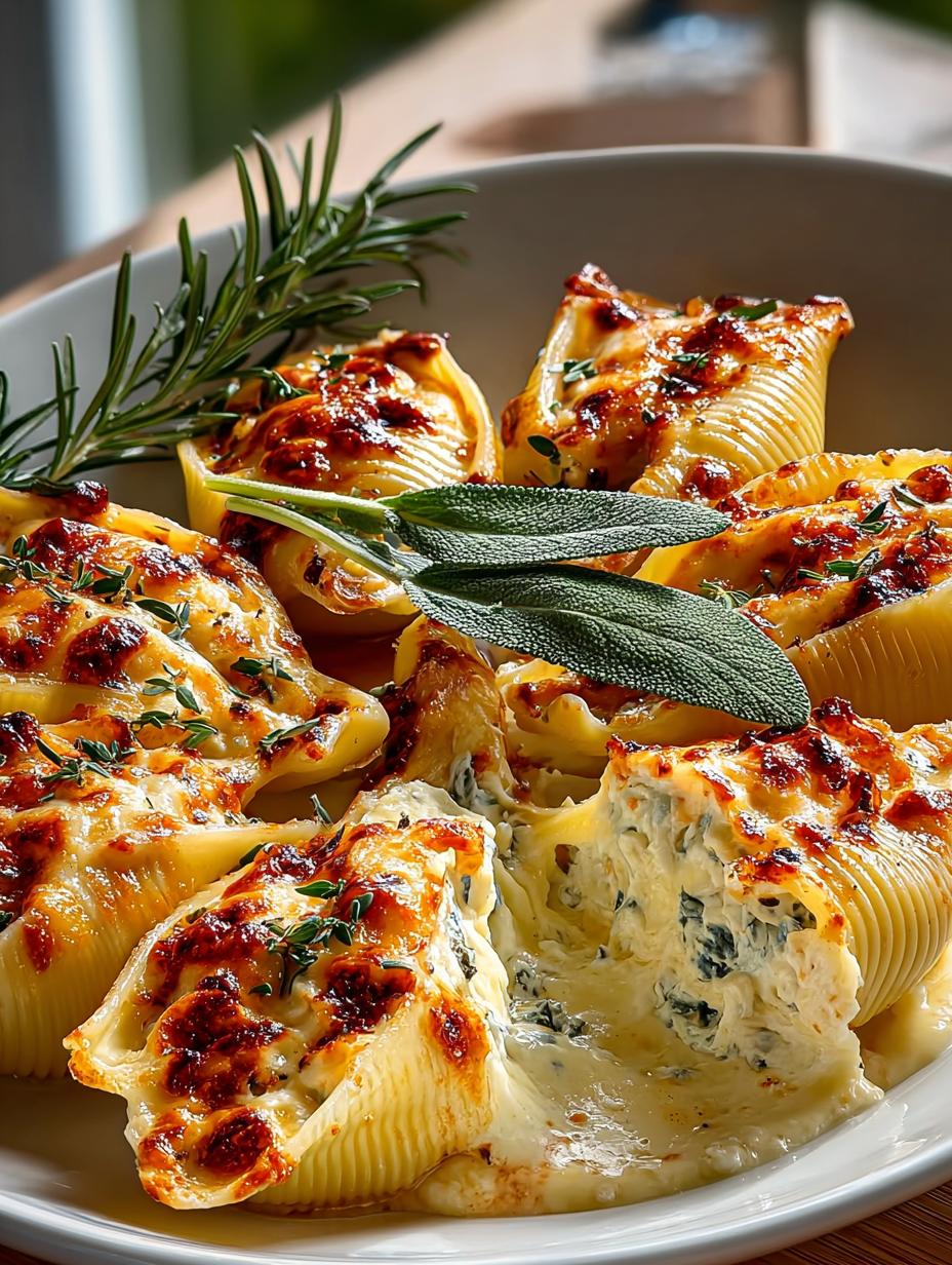 Delicious Pumpkin Gouda Stuffed Shells Recipe - Pumpkin Gouda Stuffed Shells - additional detail
