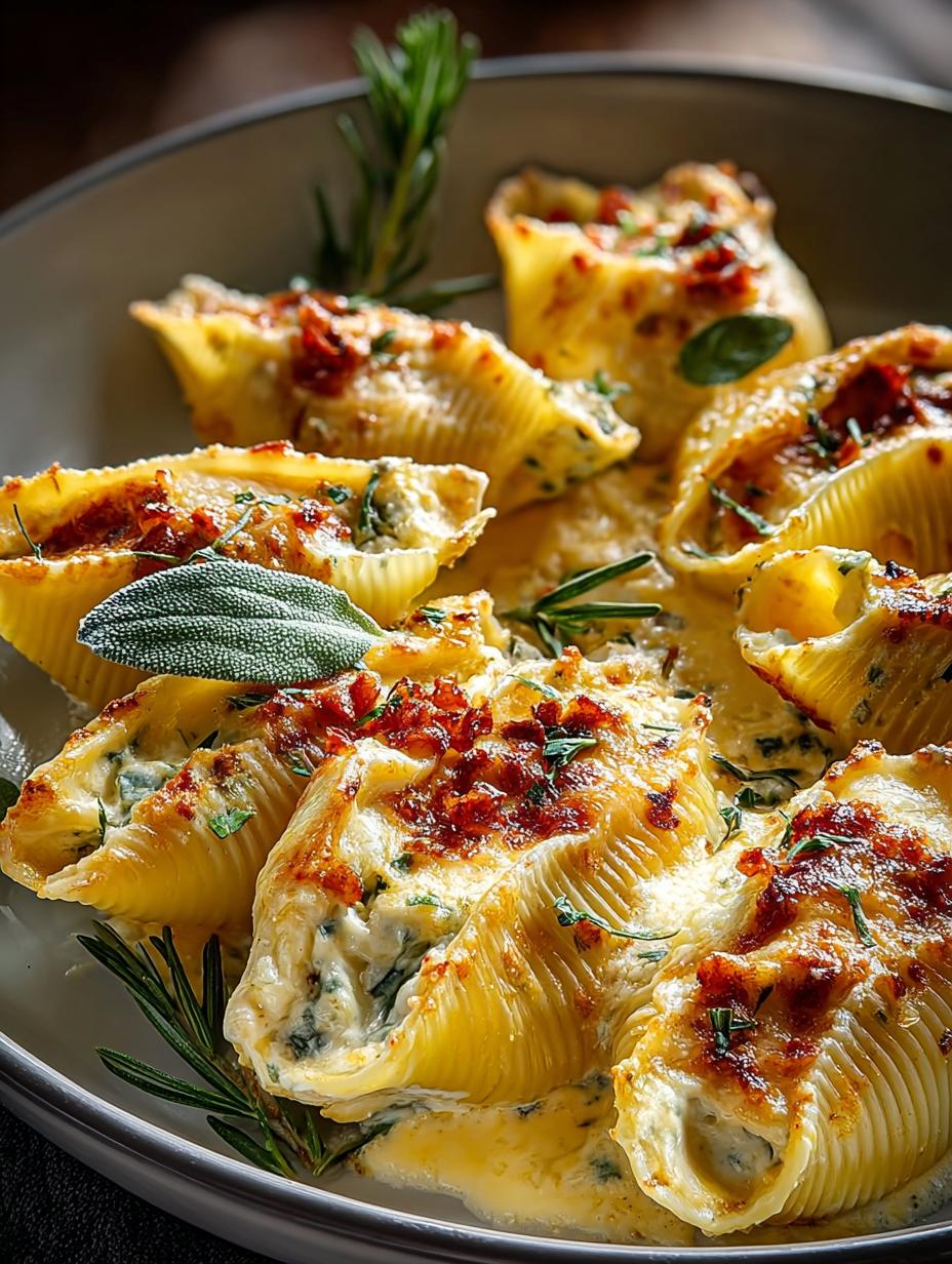 Pumpkin Gouda Stuffed Shells