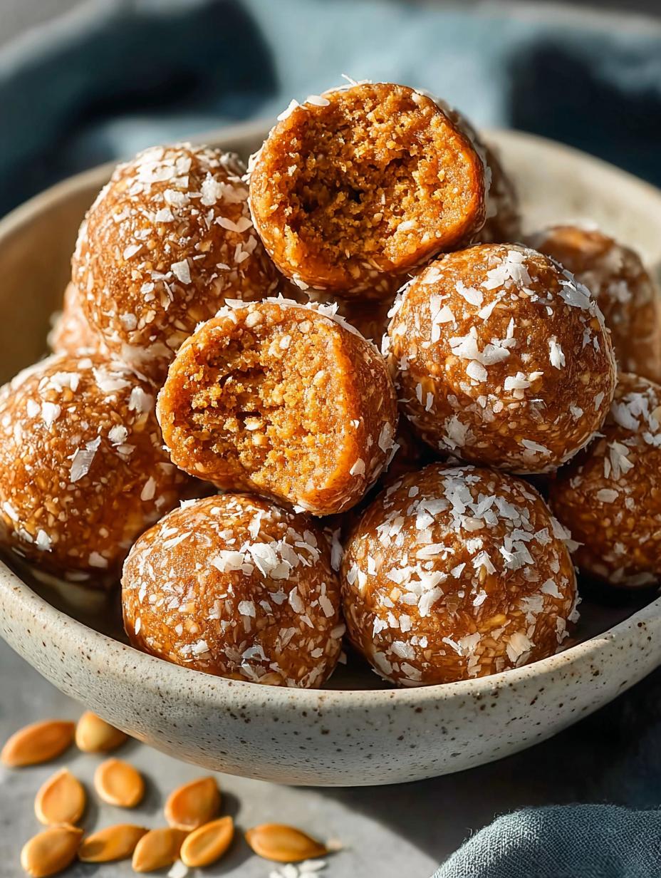 Pumpkin Protein Balls: 12 Flavorful Energy Bites - Pumpkin Protein Balls - additional detail