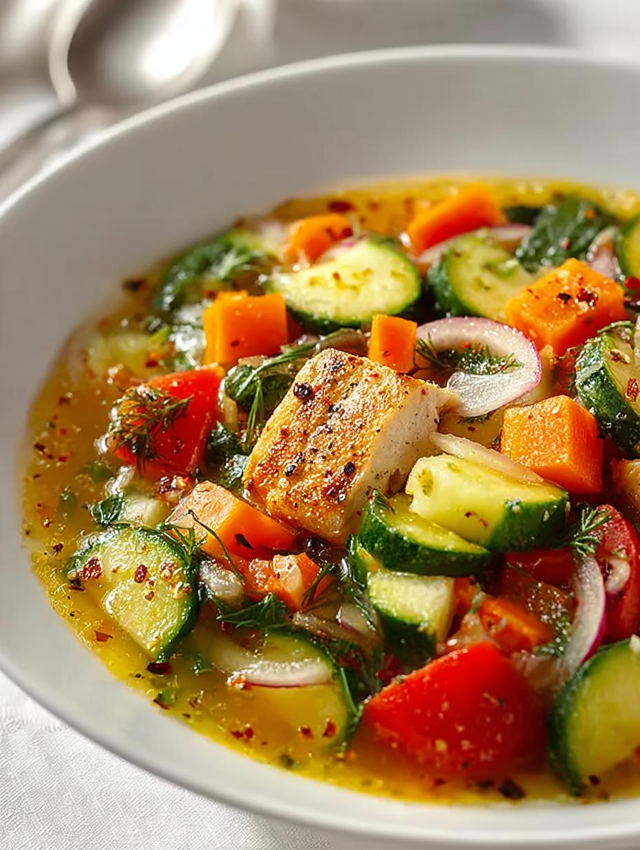 Delicious Radish Cucumber Salad with Black Pepper Chicken - Radish Cucumber Salad with - additional detail