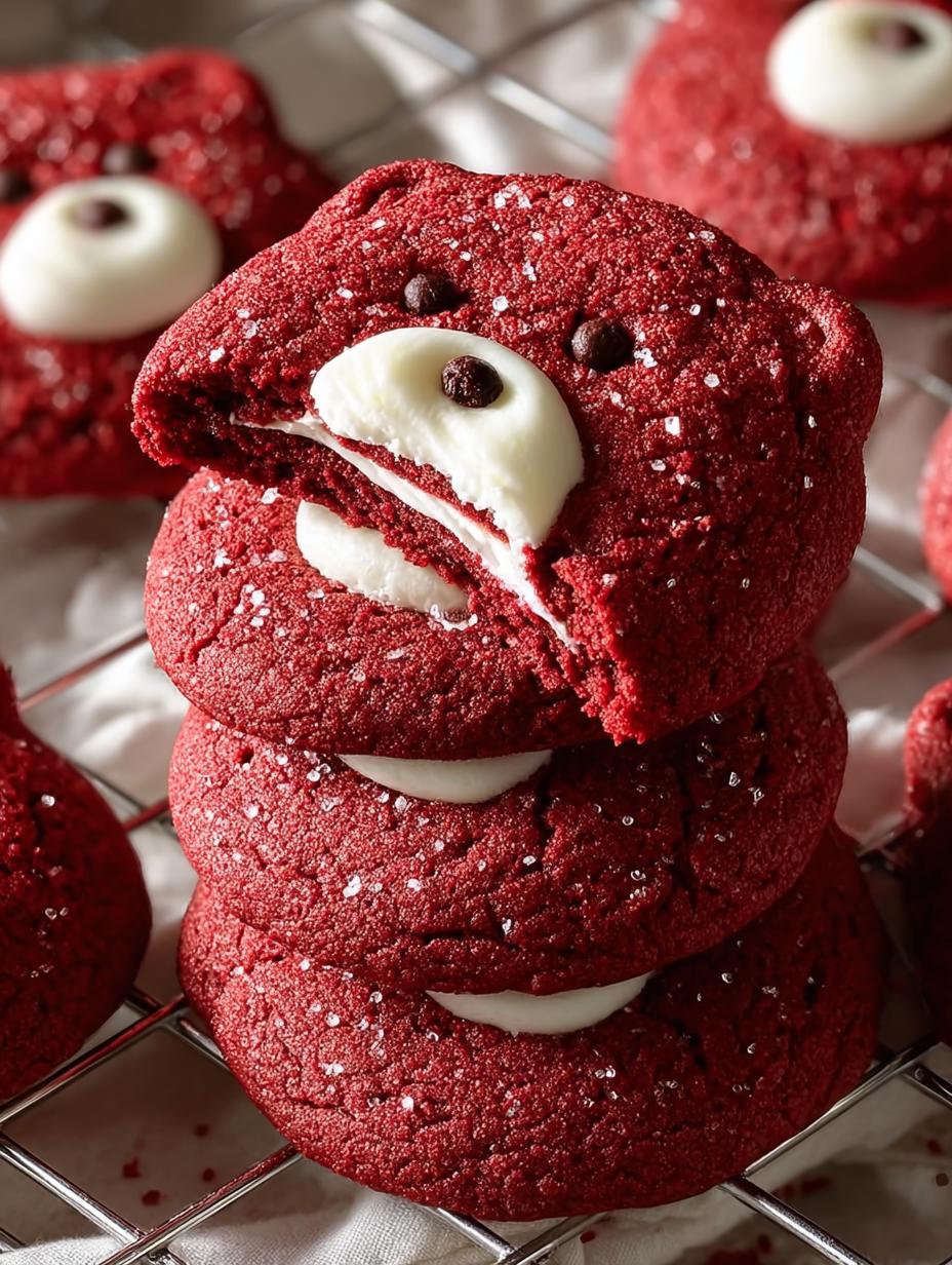 Red Velvet Bear Cookies