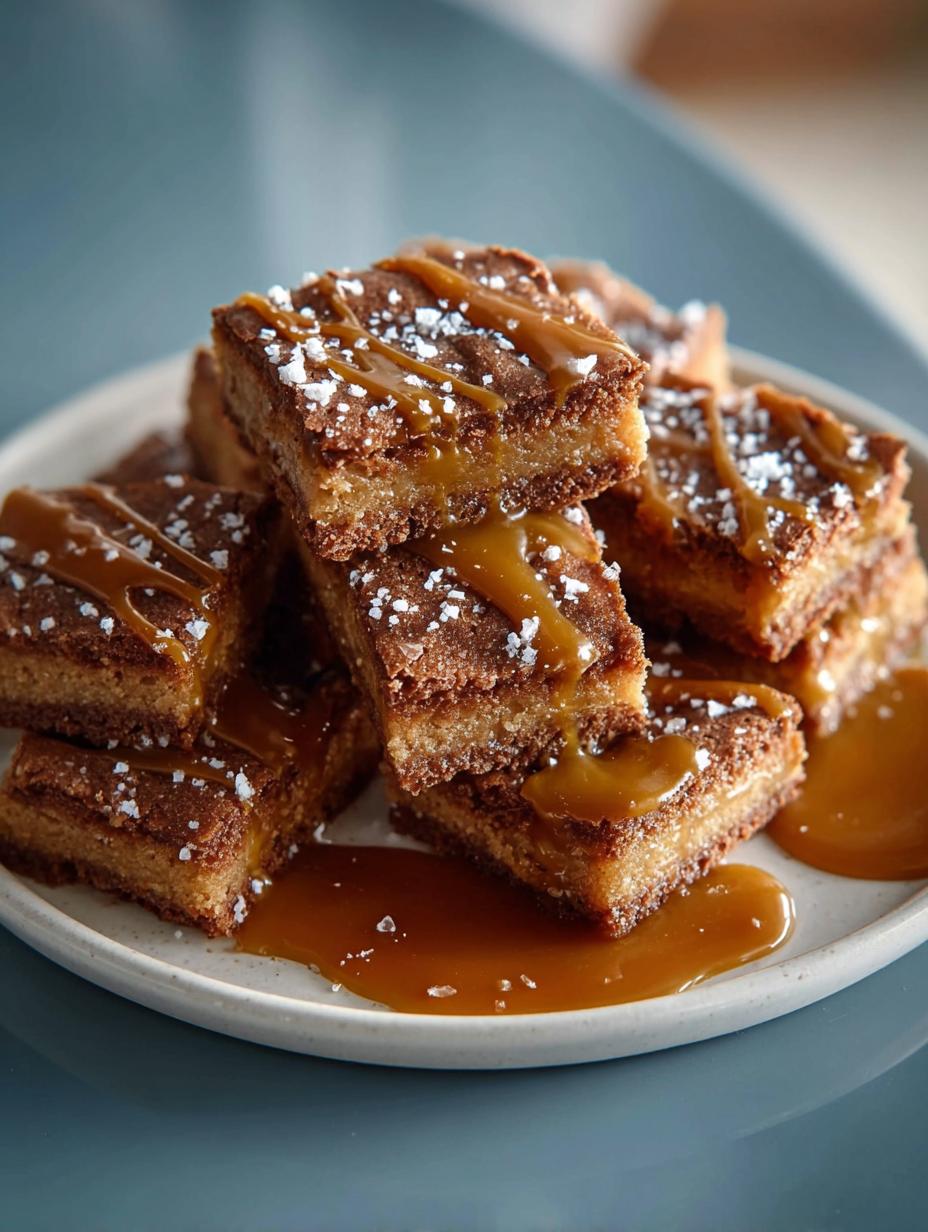 Salted Caramel Blondies: 5 Irresistibly Chewy Treats 4 Salted Caramel Blondies: 5 Irresistibly Chewy Treats - Salted Caramel Blondies - main visual representation