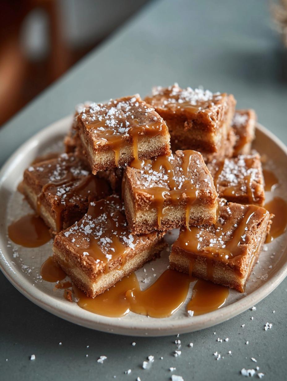Salted Caramel Blondies: 5 Irresistibly Chewy Treats 5 Salted Caramel Blondies: 5 Irresistibly Chewy Treats - Salted Caramel Blondies - additional detail