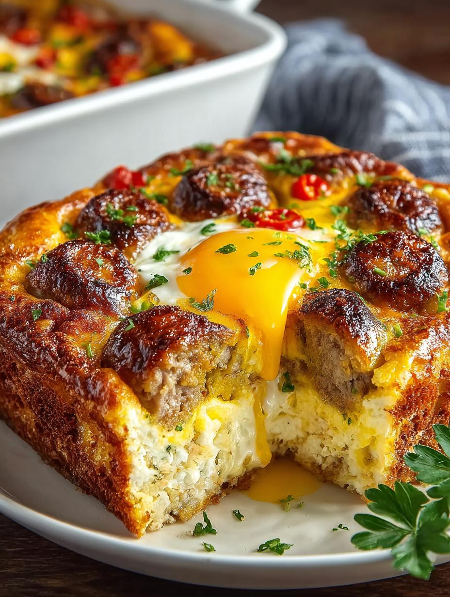 Delicious Sausage Egg Casserole Breakfast for Everyone - Sausage Egg Casserole Breakfast - additional detail