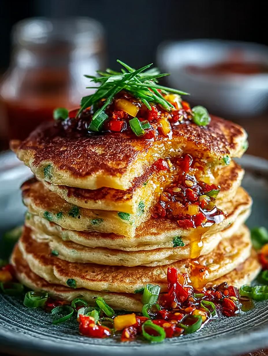 Savory Dinner Pancakes with