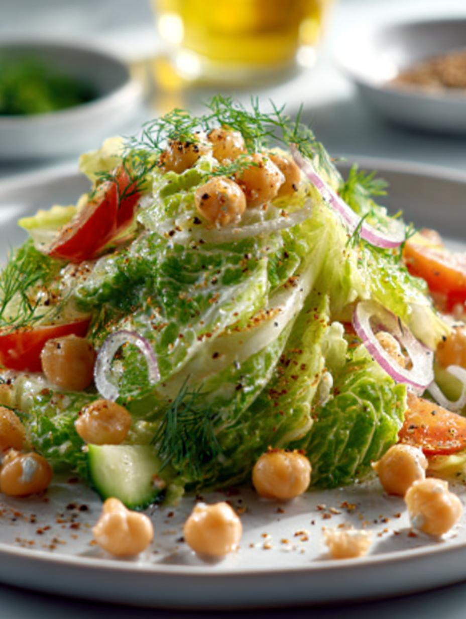 Savoy Cabbage Chickpea Salad: 7 Steps to Fresh Delight - Savoy Cabbage Chickpea Salad - main visual representation