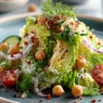Savoy Cabbage Chickpea Salad