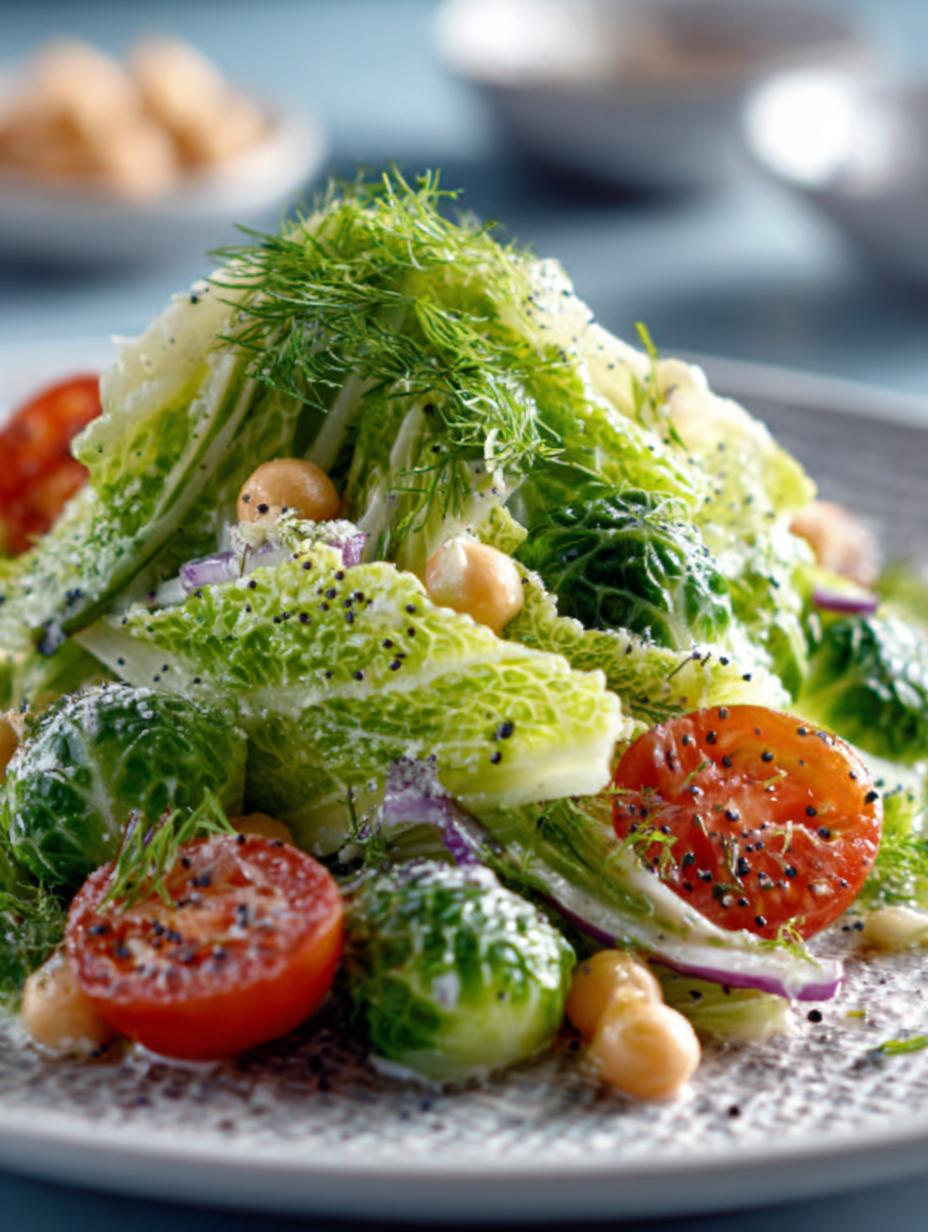 Savoy Cabbage Chickpea Salad: 7 Steps to Fresh Delight - Savoy Cabbage Chickpea Salad - additional detail