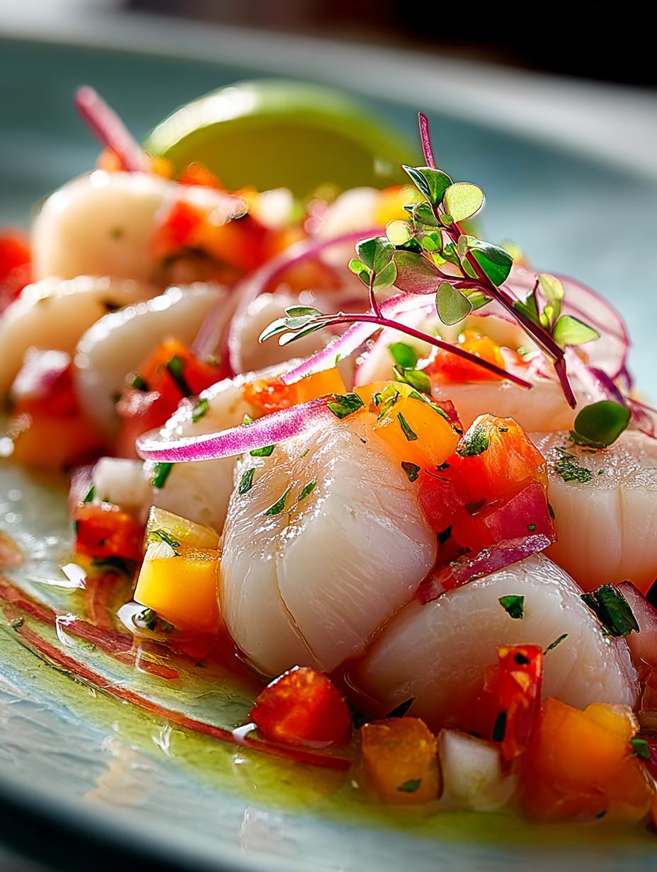 Delicious Scallop Ceviche Recipe for Summer Enjoyment - Scallop Ceviche - additional detail