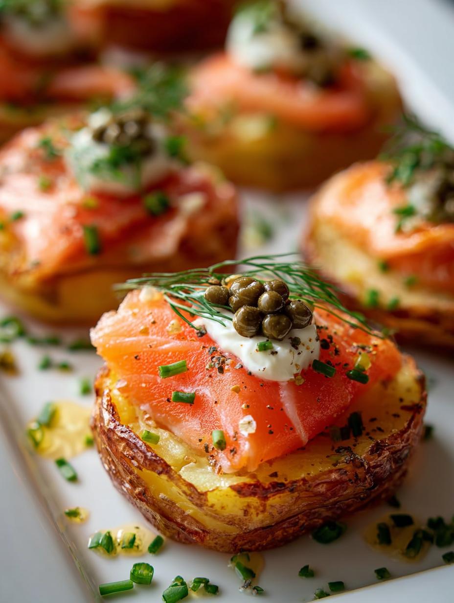 Smoked Salmon Potatoes