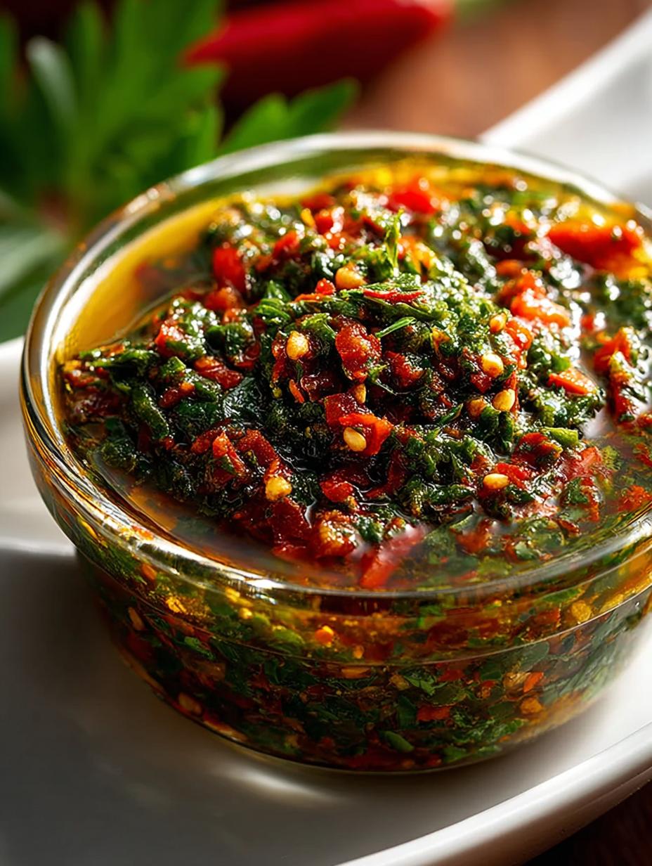 Smoky Red Chimichurri Bold