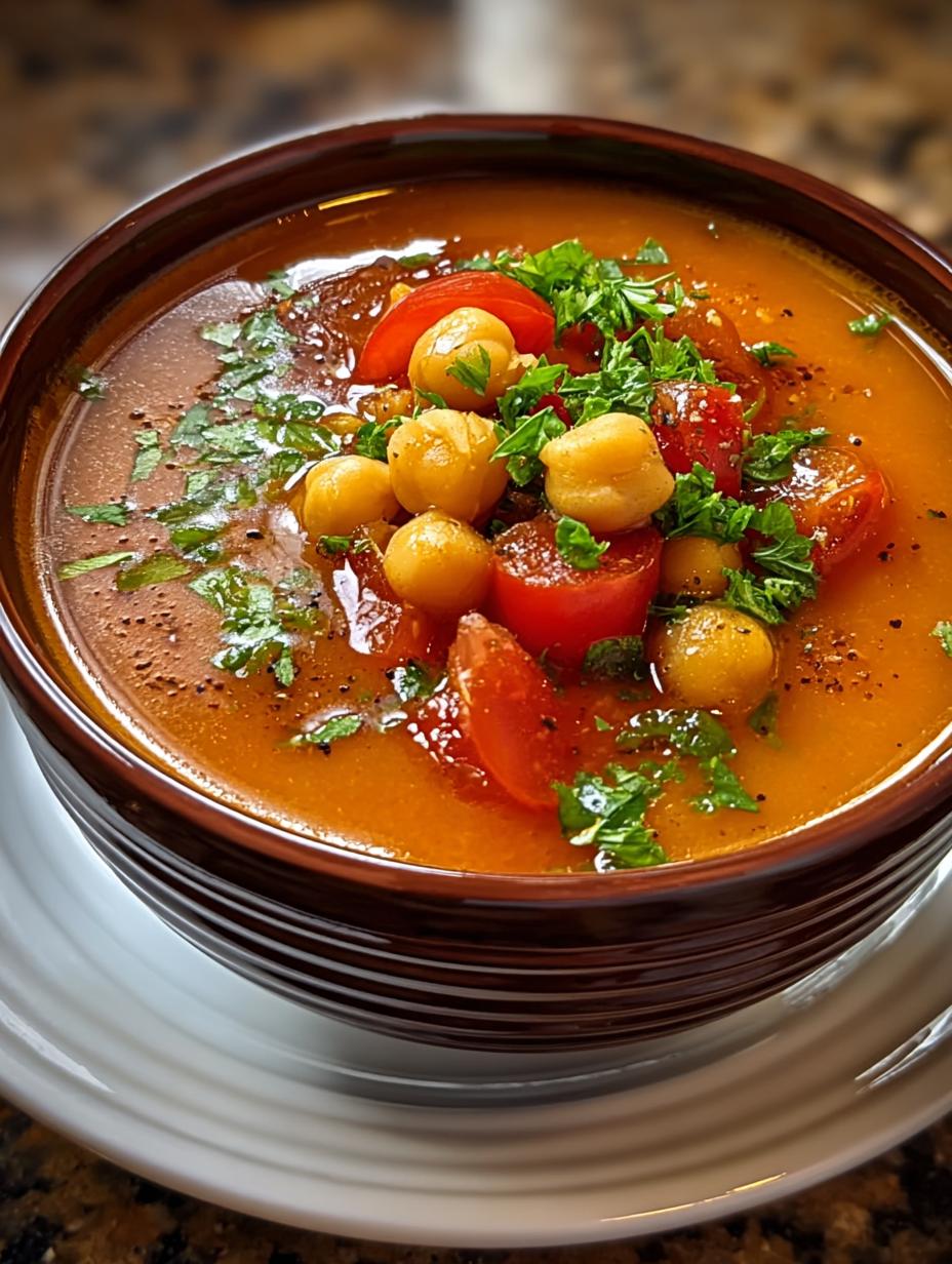 Smoky Tomato Chickpea Soup