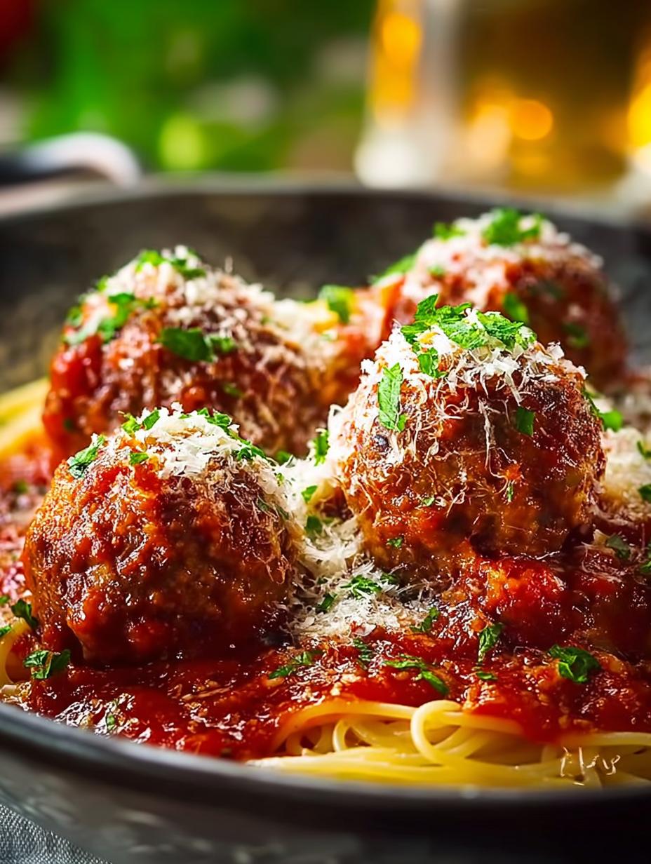 Spaghetti Meatballs