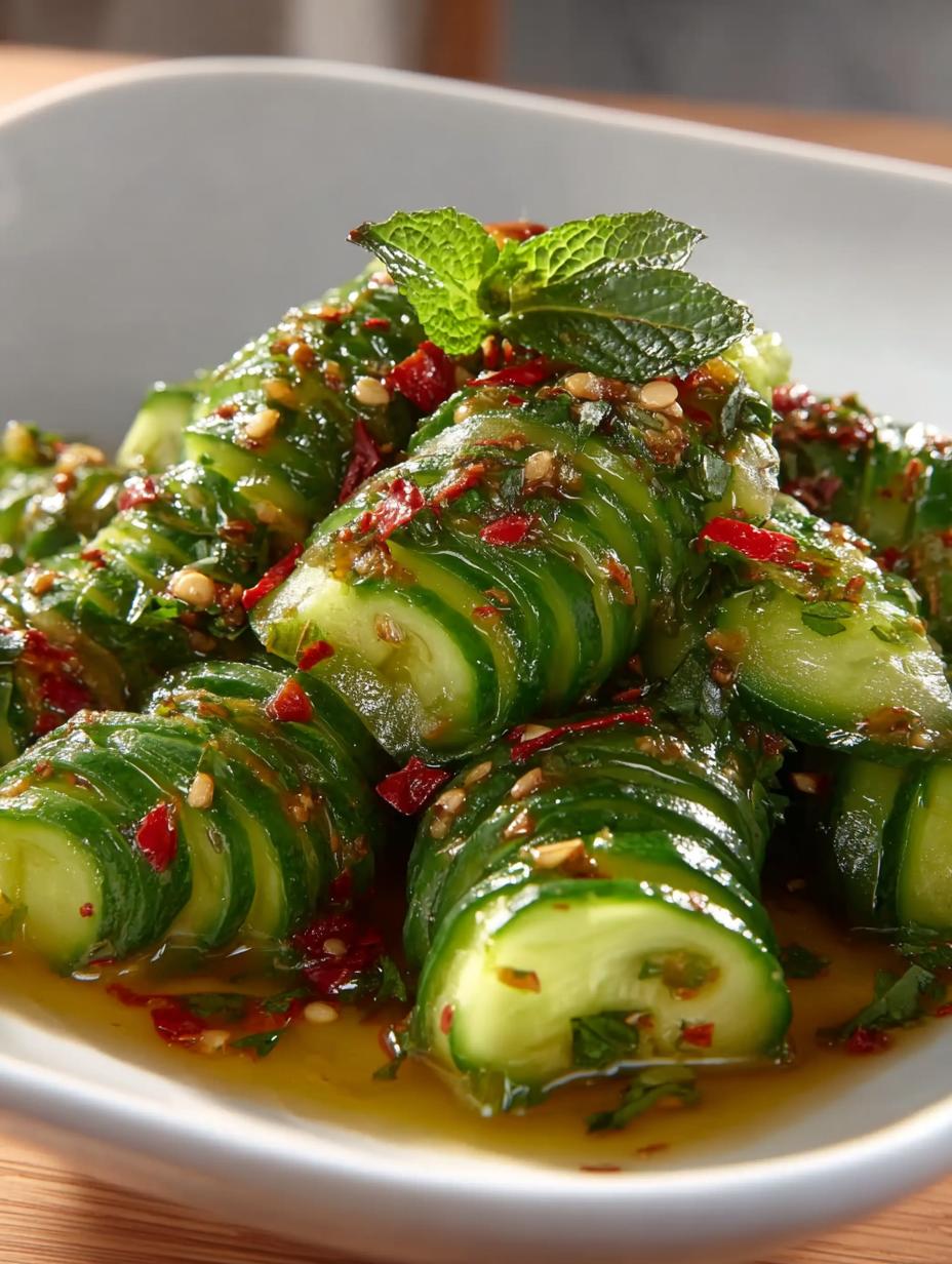 5 Reasons to Love Spicy Spiral Cucumber Salad - Spicy Spiral Cucumber Salad - main visual representation