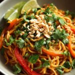 Spicy Vegan Peanut Noodle