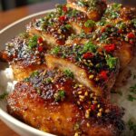 Sticky Garlic Honey Chicken