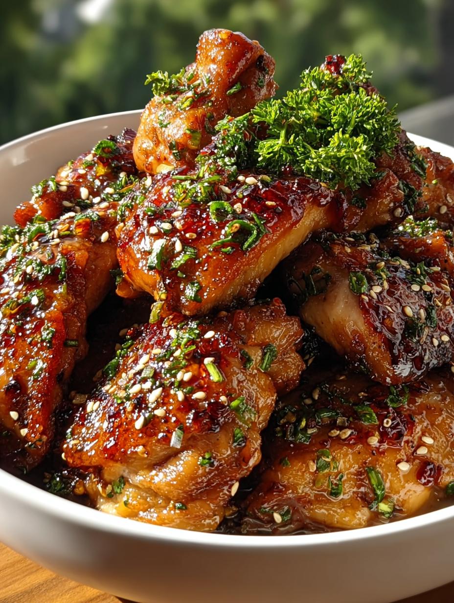 Sticky Garlic Honey Chicken: 8 Irresistible Drumsticks - Sticky Garlic Honey Chicken - additional detail
