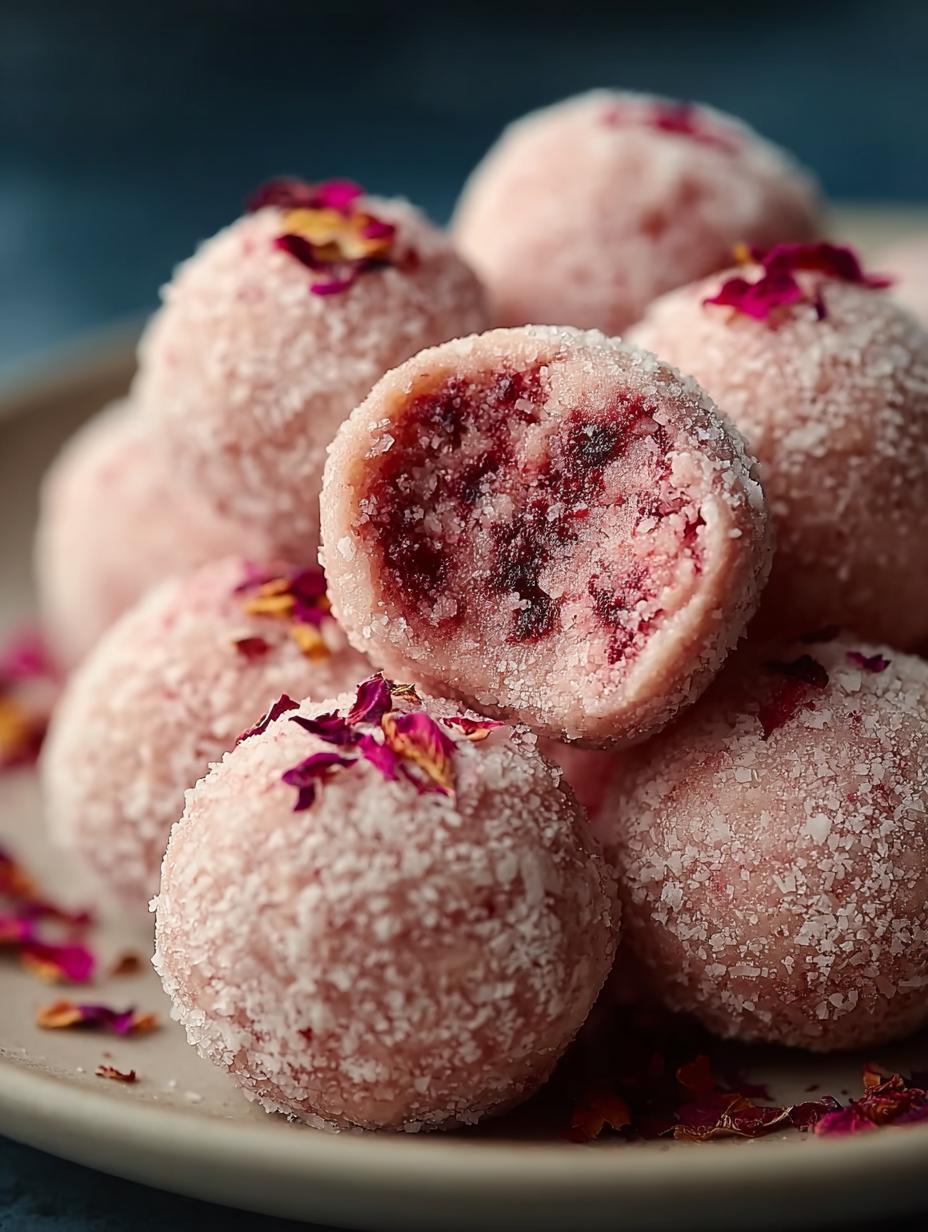 Delicious Strawberry Cheesecake Protein Balls Recipe - Strawberry Cheesecake Protein Balls - main visual representation