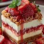 Strawberry Crunch Cheesecake Delectable