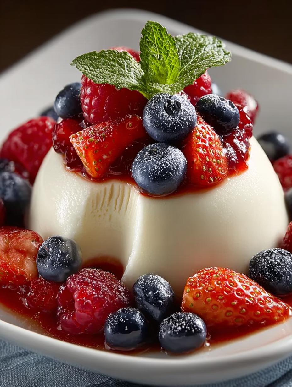 Vanilla Panna Cotta with