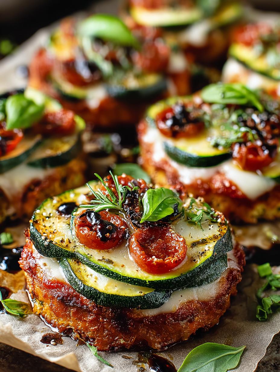 Zucchini Pizza Bites: 5 Tasty Low-Carb Snack Ideas - Zucchini Pizza Bites - additional detail
