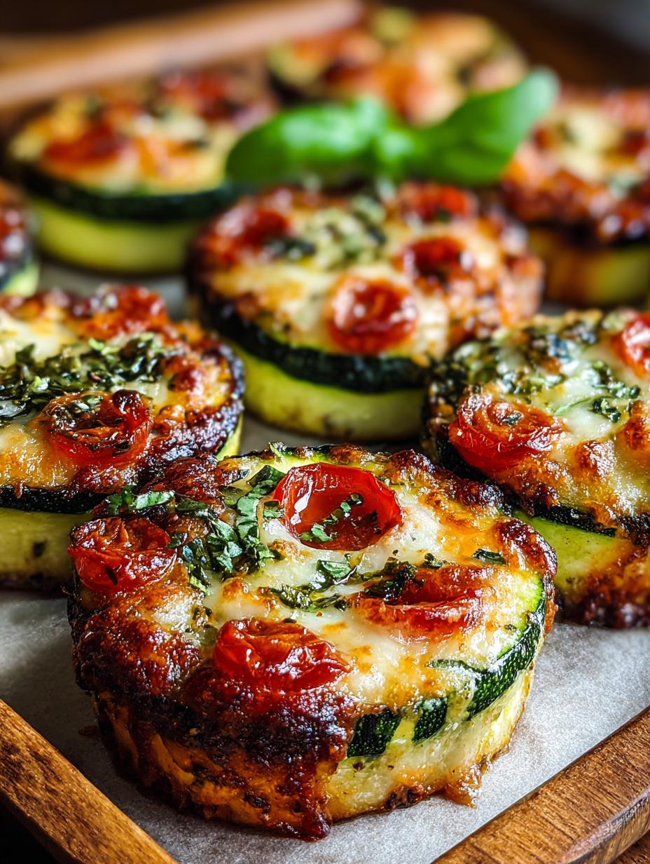 Zucchini Pizza Bites