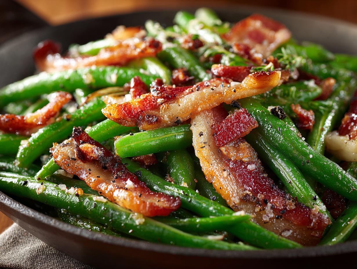 #comment 1612: Quick Southern Bacon and Green Beans Delight - #comment 1612 - additional detail