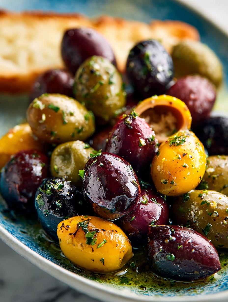 The most DELICIOUS Marinated Olives Recipe to Savor - #comment 37378 - additional detail