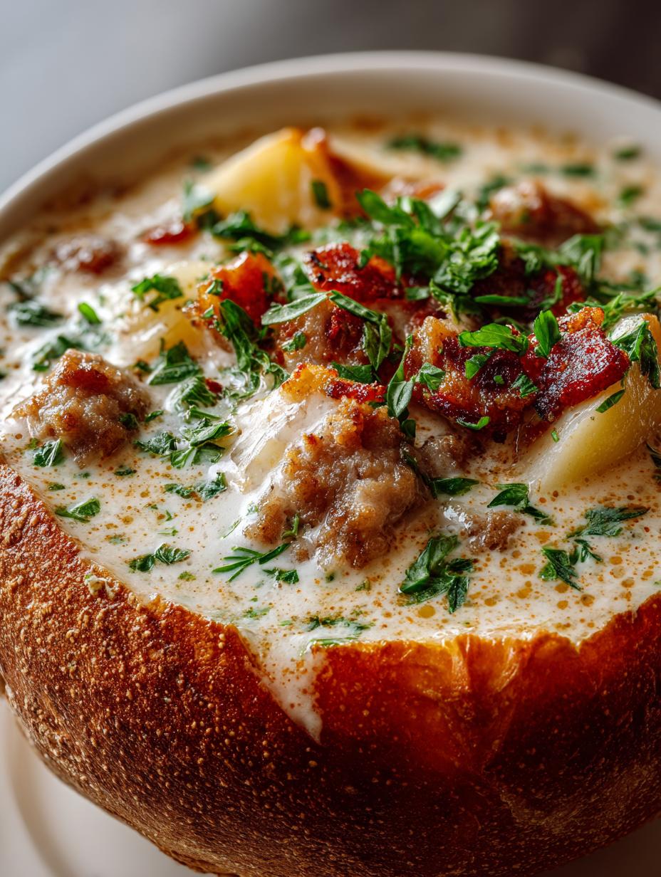 Crockpot Creamy Italian Sausage & Potato Soup Recipe - ?utm Source=rss&utm Medium=rss&utm Campaign=crockpot - main visual representation