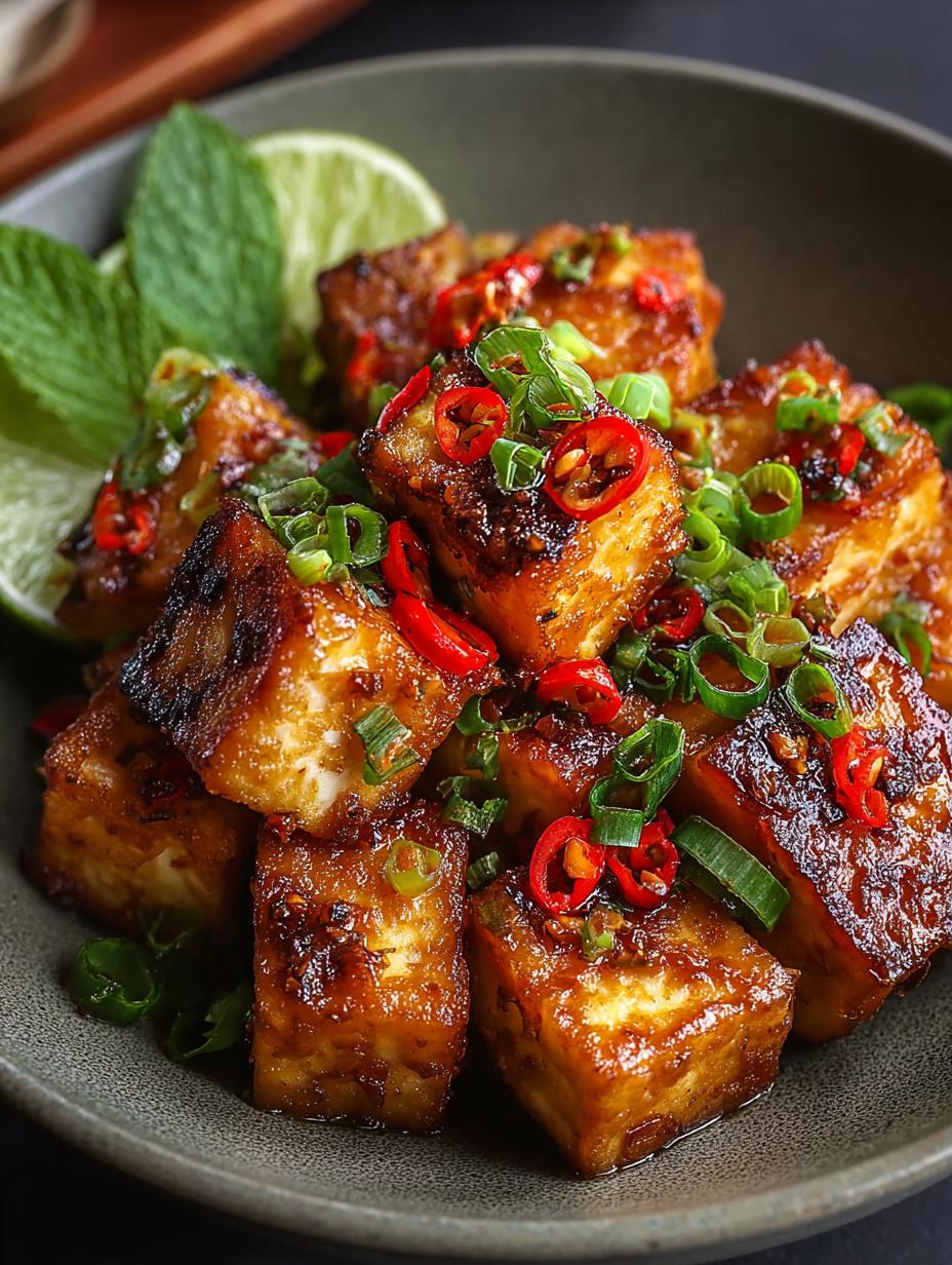 Air Fryer Lemongrass Tofu
