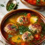 Albondigas Soup with Fresh